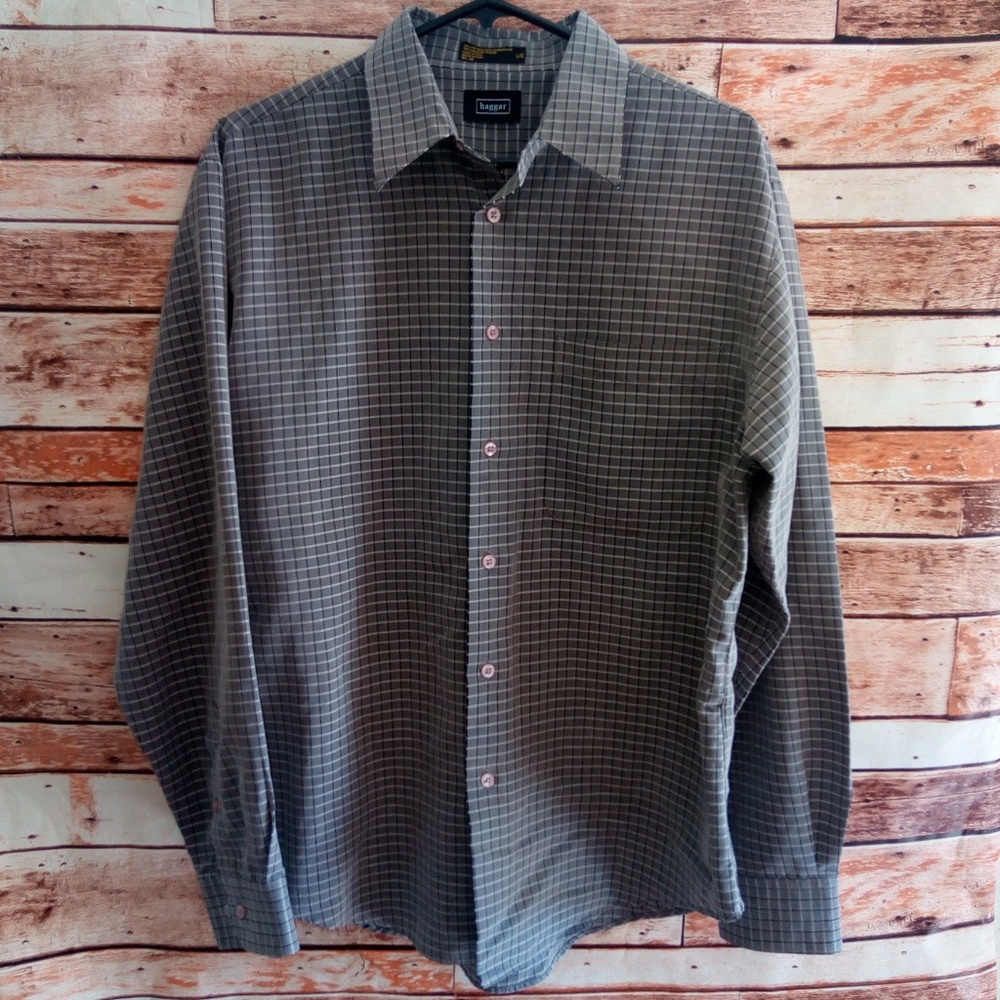 3 for 15$ Haggar long sleeve button down shirt